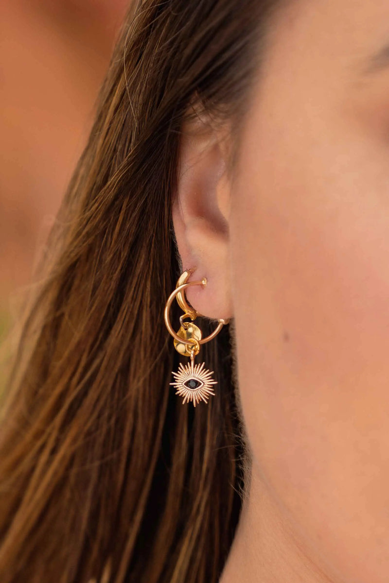 Stellar Hoop Earrings Blossom & Roar