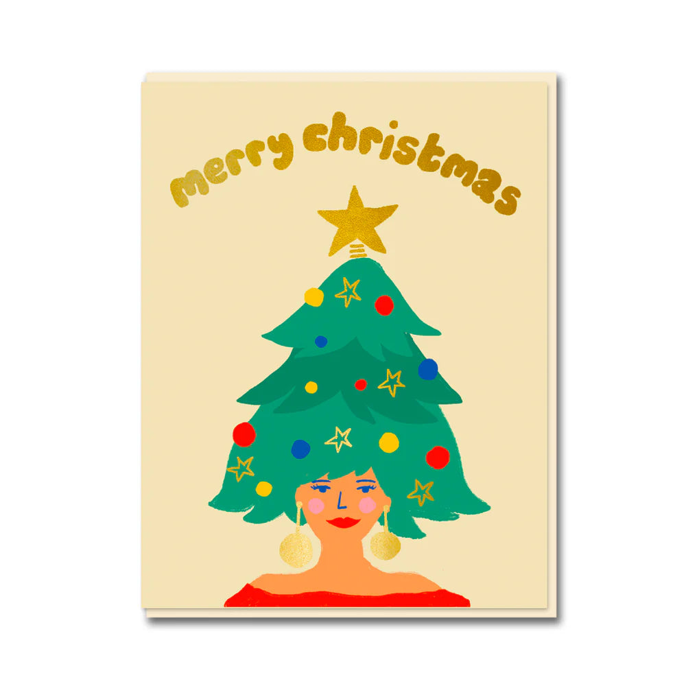 Merry Christmas Tree  - single / box of 8