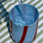 Load image into Gallery viewer, Atina Drinking Glass - blue &amp; red
