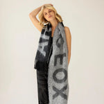 Load image into Gallery viewer, Arctic Fox Logo Scarf - monochrome
