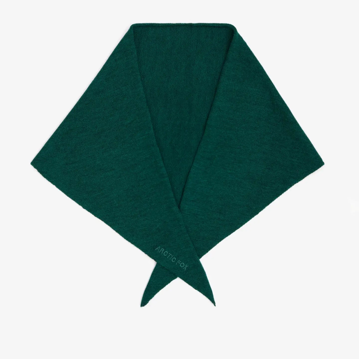 Merino Wool Triangle Scarf - alpine fern