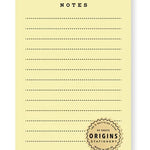 Load image into Gallery viewer, Origins Notepad - Yellow

