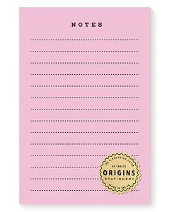 Origins Notepad - Pink
