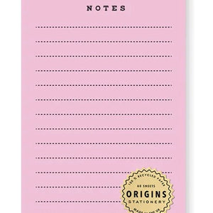 Origins Notepad - Pink