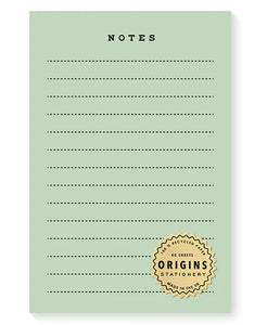 Origins Notepad - Green