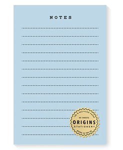 Origins Notepad - Blue