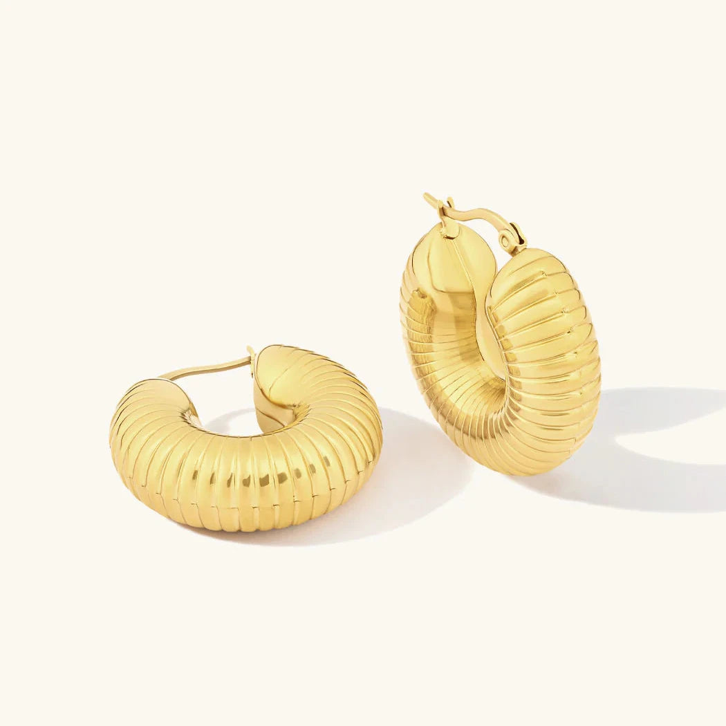 Lila Statement Hoops