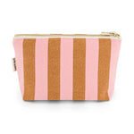 Load image into Gallery viewer, Sofia pouch - caramel &amp; strawberry stripe
