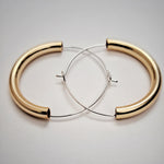 Load image into Gallery viewer, Ninkari Hoop Earrings - gold
