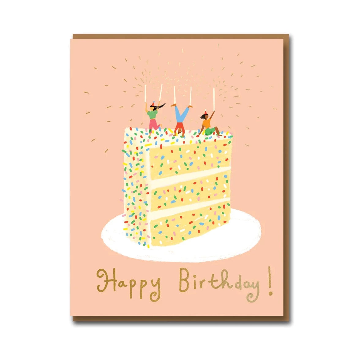 Confetti Cake Birthday Card
