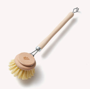 WOODEN DISH BRUSH WITH REPLACEABLE HEAD