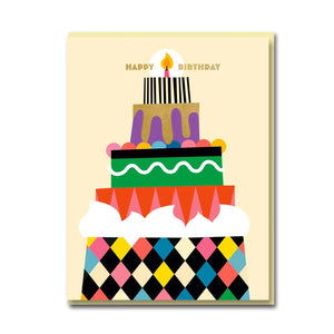 Cake Tower Birthday Card