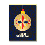 Load image into Gallery viewer, Merry Christmas Bauble Card - single / box of 8
