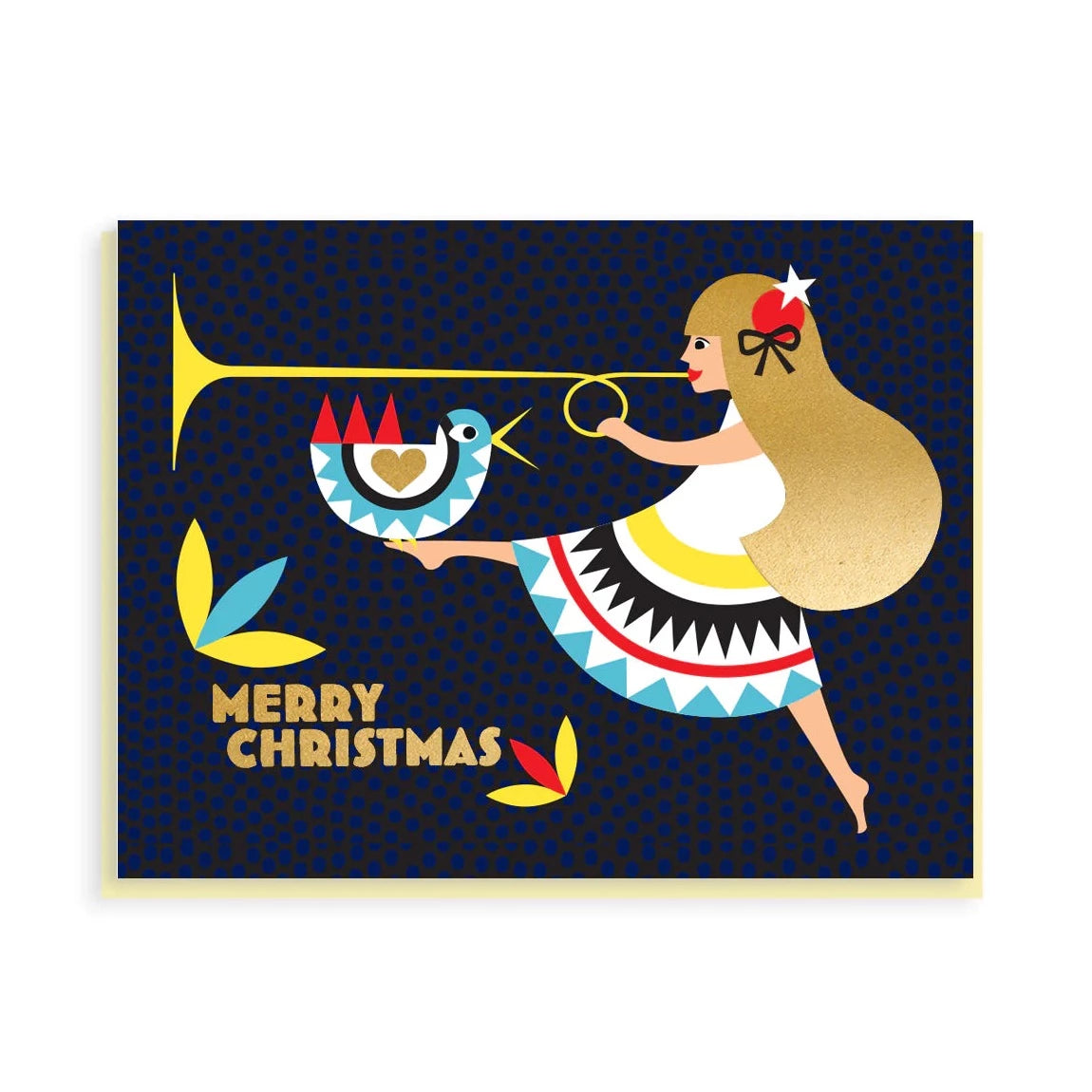 Merry Christmas Trumpet Card