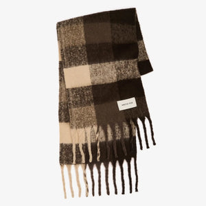 The Reykjavik Scarf - Brown Check