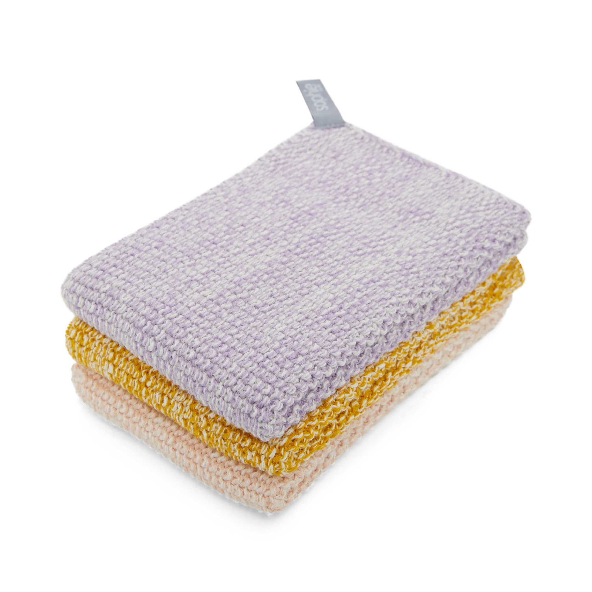 Reusable Dishcloths - Lilac Space Dye