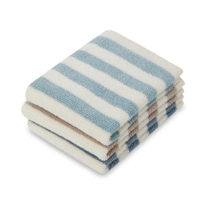 Stripe Cotton Terry Washcloths