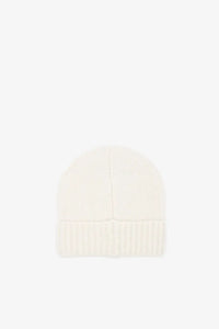 Mohair Beanie - white