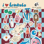 Load image into Gallery viewer, A5 Sticker Sheet - Trinkets
