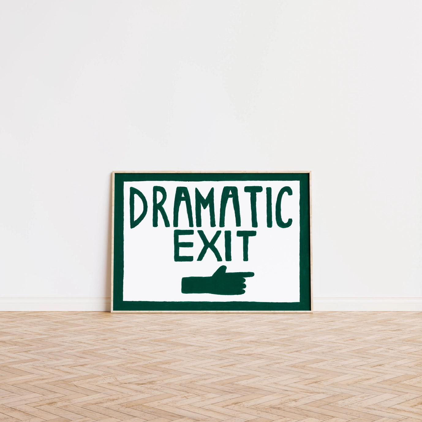 Dramatic Exit Print