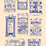 Load image into Gallery viewer, Kitchen Tins Print - A4 / A3
