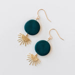 Load image into Gallery viewer, Sunset Earrings - teal
