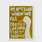 Load image into Gallery viewer, Serious Goose Print
