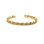 Load image into Gallery viewer, Twist Cuff Bangle - gold / silver
