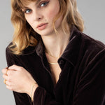 Load image into Gallery viewer, Gold Flat Snake Chain Bracelet
