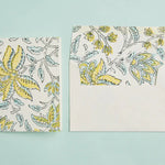 Load image into Gallery viewer, Bouquet Zest Hand Block Printed Greeting Card
