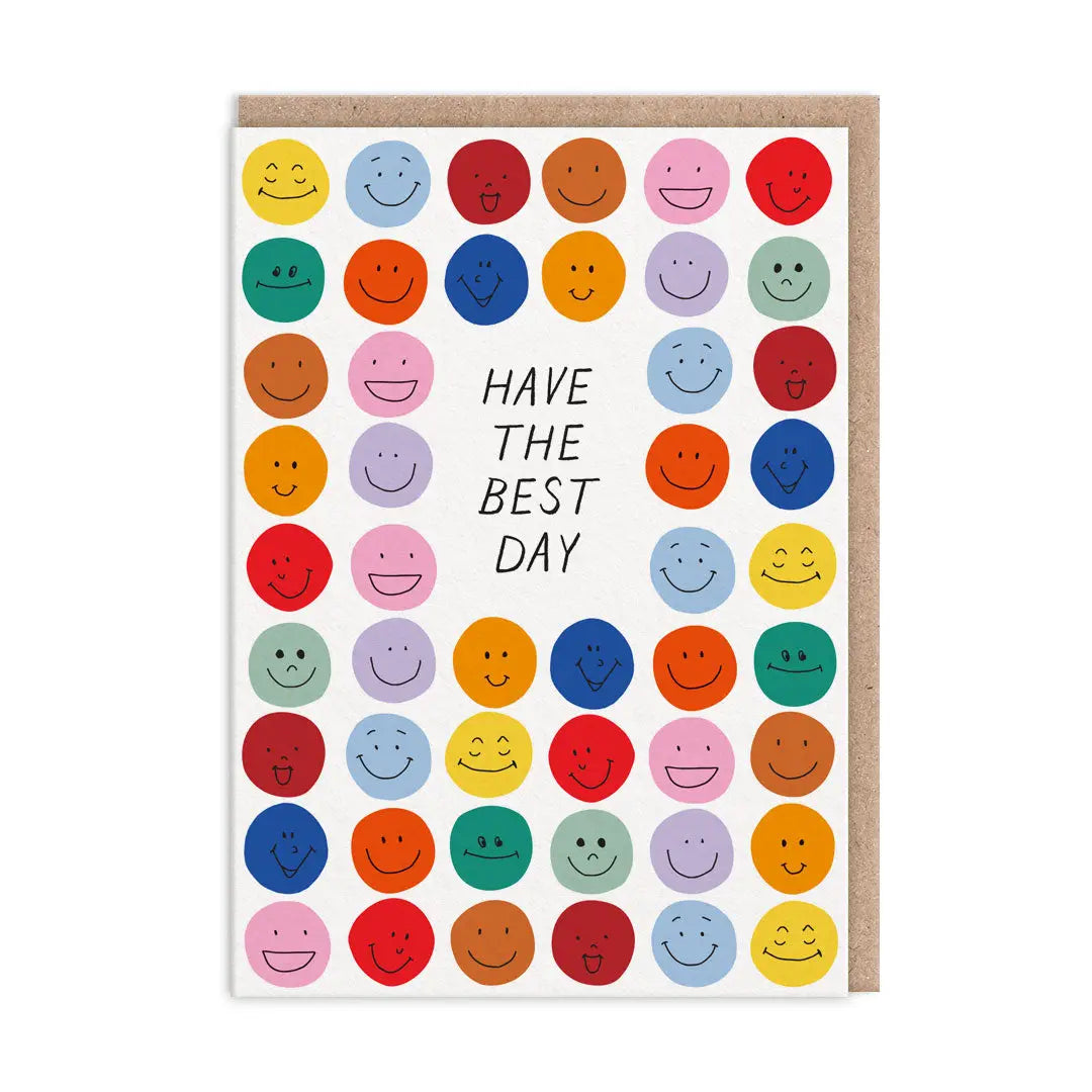 Smiley Happy Birthday Card