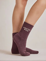Load image into Gallery viewer, Sporty Socks - Cocoa
