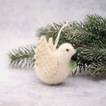 Load image into Gallery viewer, Felt White Dove Decoration
