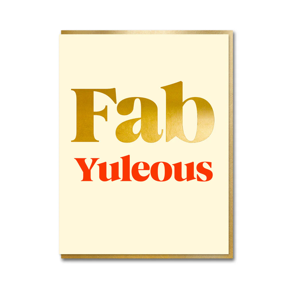 Fab-Yuleous Card - single / box of 8