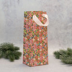 Load image into Gallery viewer, Pink Floral Bottle Gift Bag
