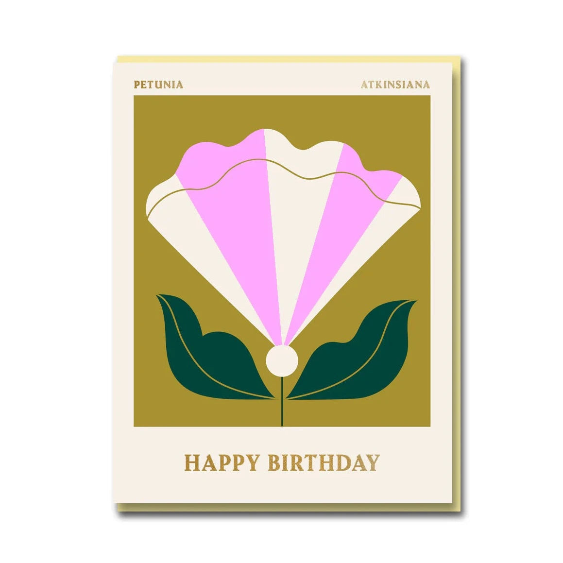 Columbia Road Petunia Birthday Card