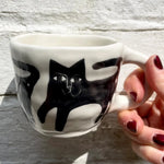 Load image into Gallery viewer, Black Cat Mug
