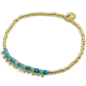 Flamengos Blue Beaded Bracelet