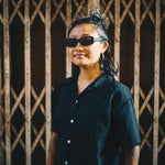 Load image into Gallery viewer, Nicole Recycled Plastic Sunglasses - black
