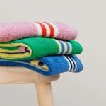 Load image into Gallery viewer, Cobalt Stripe Terry Towelling Hand Towel
