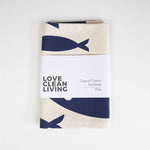 Load image into Gallery viewer, Organic Tea Towel - Fish
