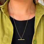 Load image into Gallery viewer, Gold Bar Necklace
