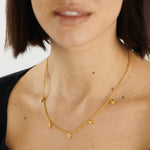 Load image into Gallery viewer, Boheme Waterproof Gold Charm Necklace
