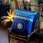 Load image into Gallery viewer, Mykonos Needlepoint Cushion
