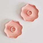 Load image into Gallery viewer, Pink Scallop Candle Holder
