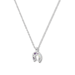 Load image into Gallery viewer, Mini Kaleidoscope Lucky Charm Necklace - gold / silver
