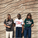 Load image into Gallery viewer, Liberté, Egalité, Sororité® White Organic Cotton T-Shirt
