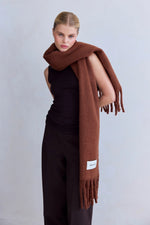Load image into Gallery viewer, The Stockholm Scarf - Sepia
