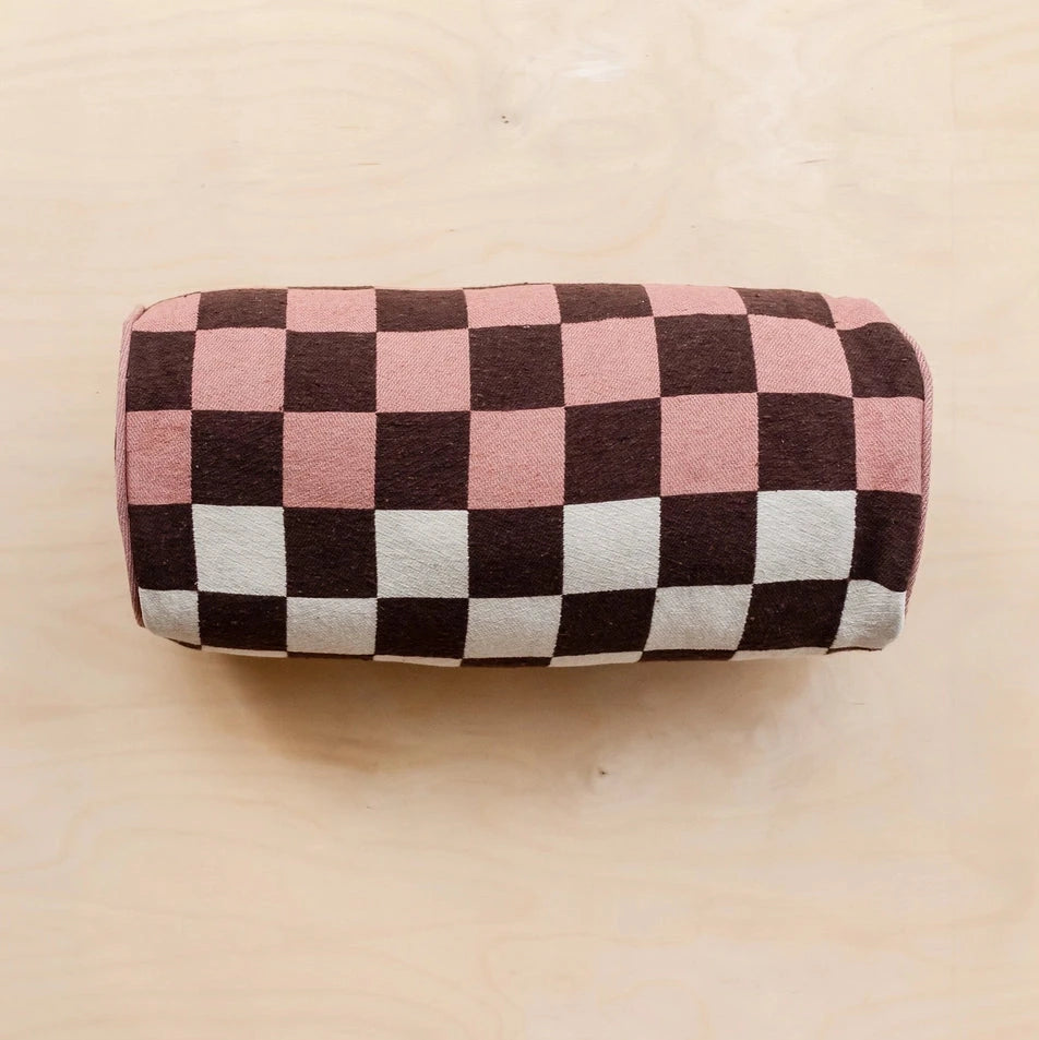 Checkerboard Bolster Cushion