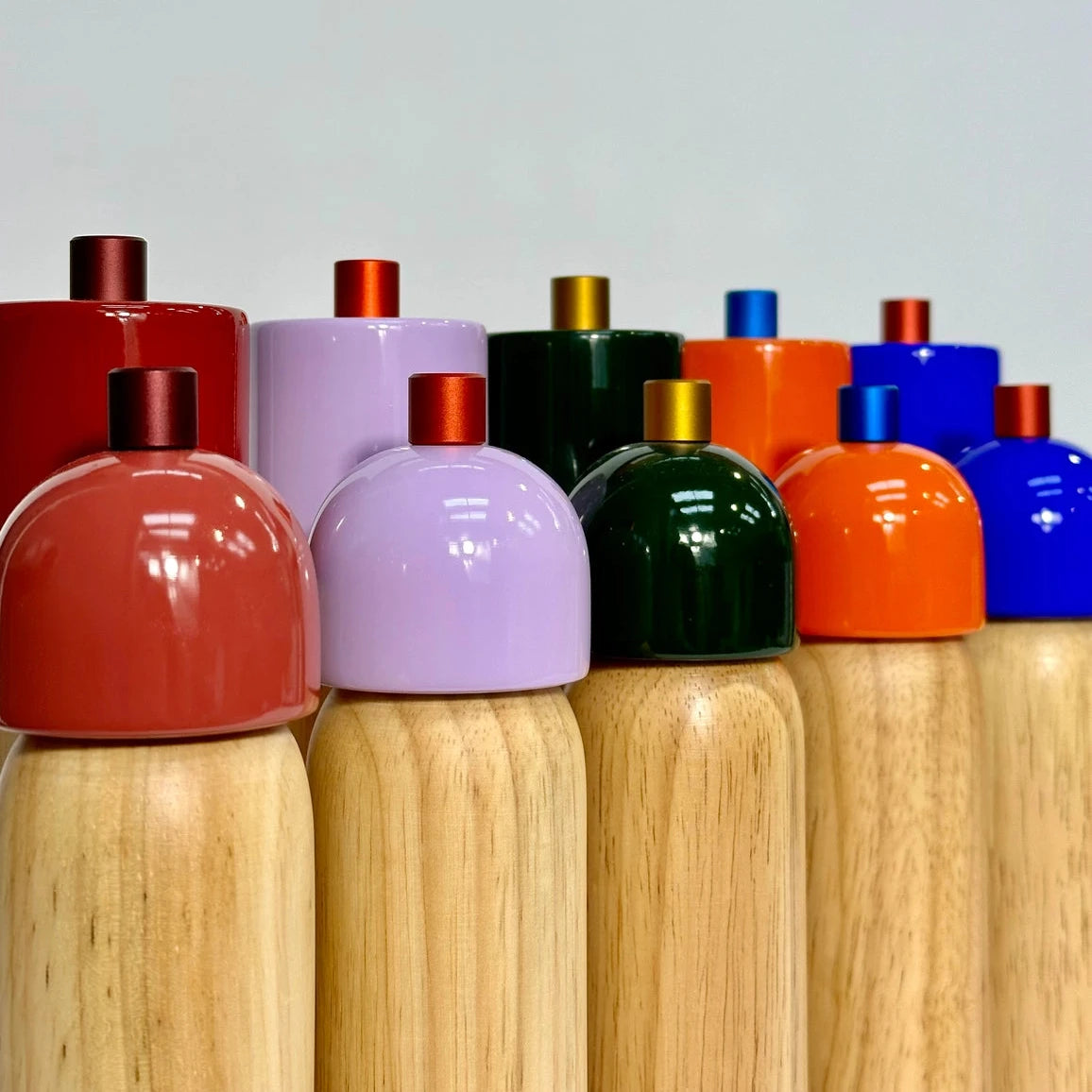 Salt & Pepper Grinder - navy + red